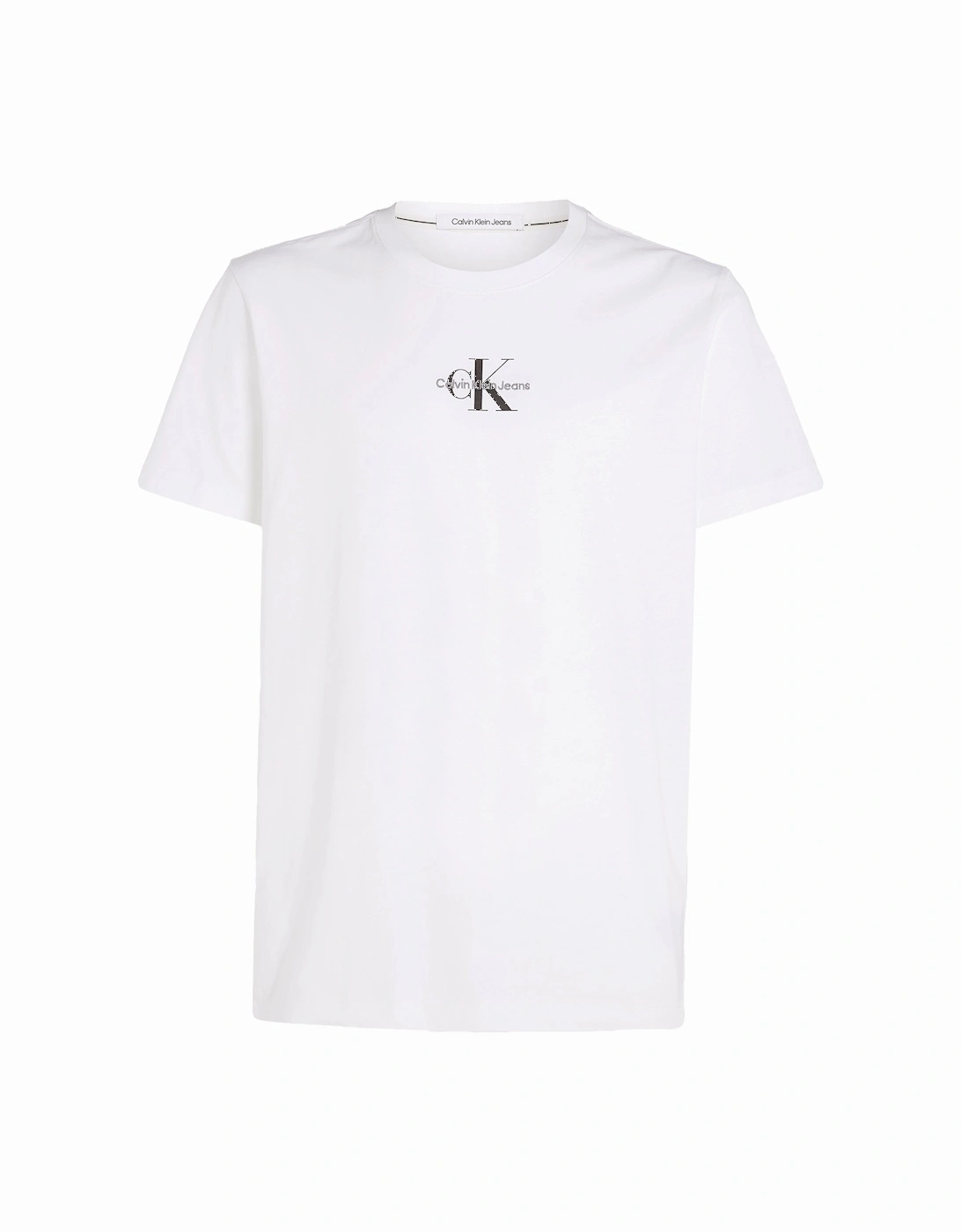 Mens Mono Logo T-Shirt (White), 7 of 6