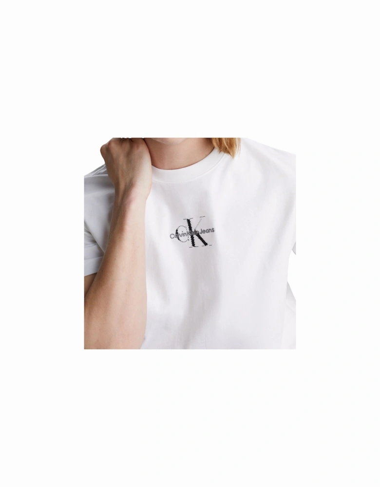 Mens Mono Logo T-Shirt (White)