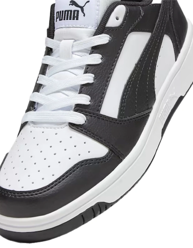 Youths Rebound V6 Lo Trainers (White/Black)