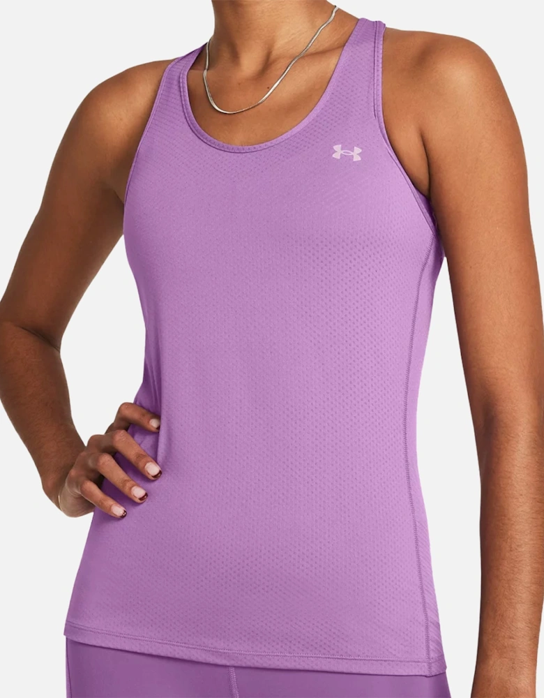 Womens HeatGear Racer Tank Top (Purple)