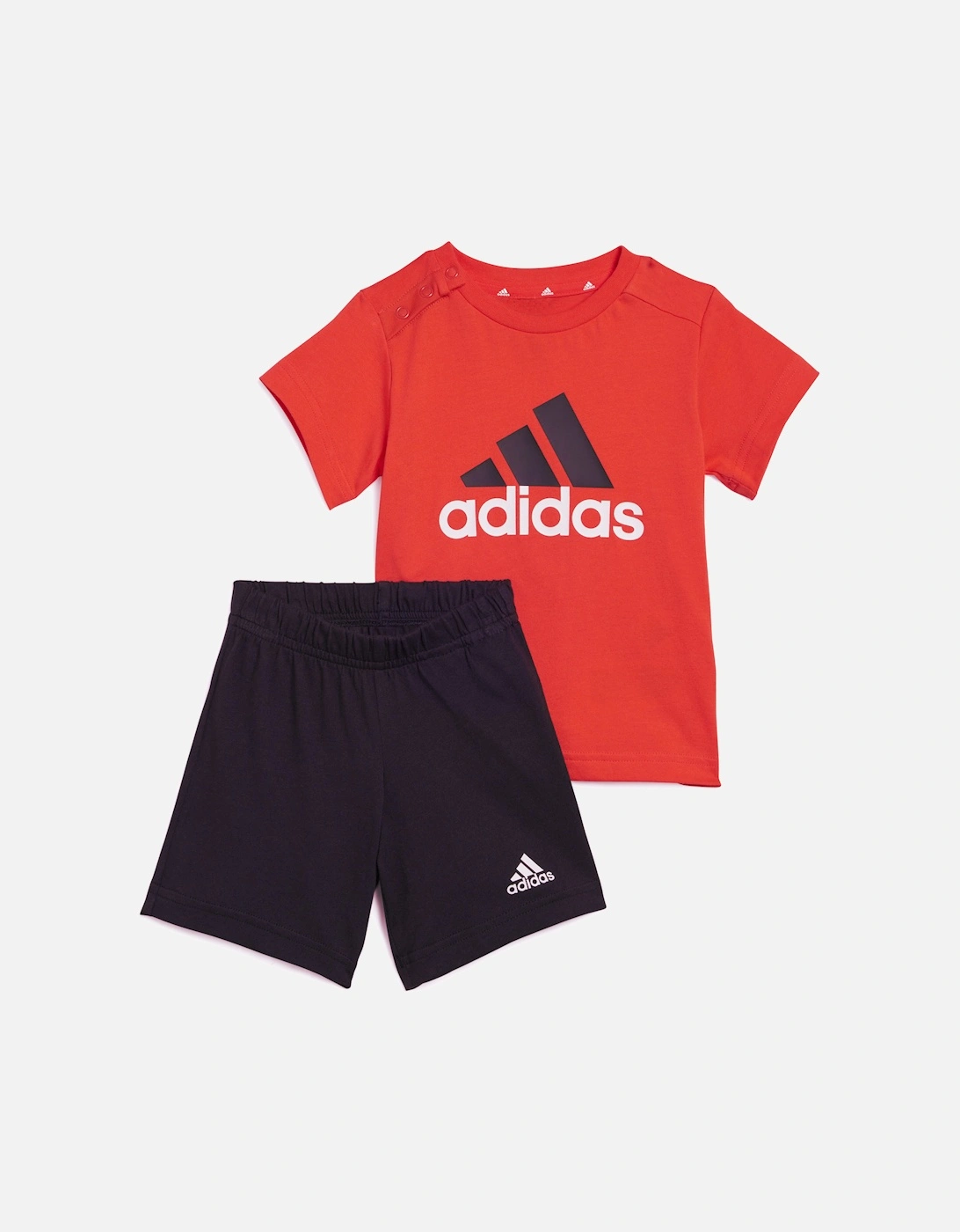 Infants Big Logo T-Shirt & Shorts Set (Red/Black), 8 of 7