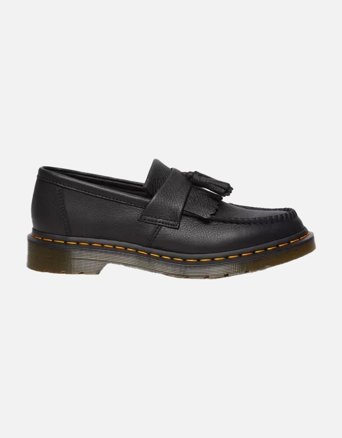 Dr. Martens Womens Adrian Virginia Leather Tassel Loafers (Black)