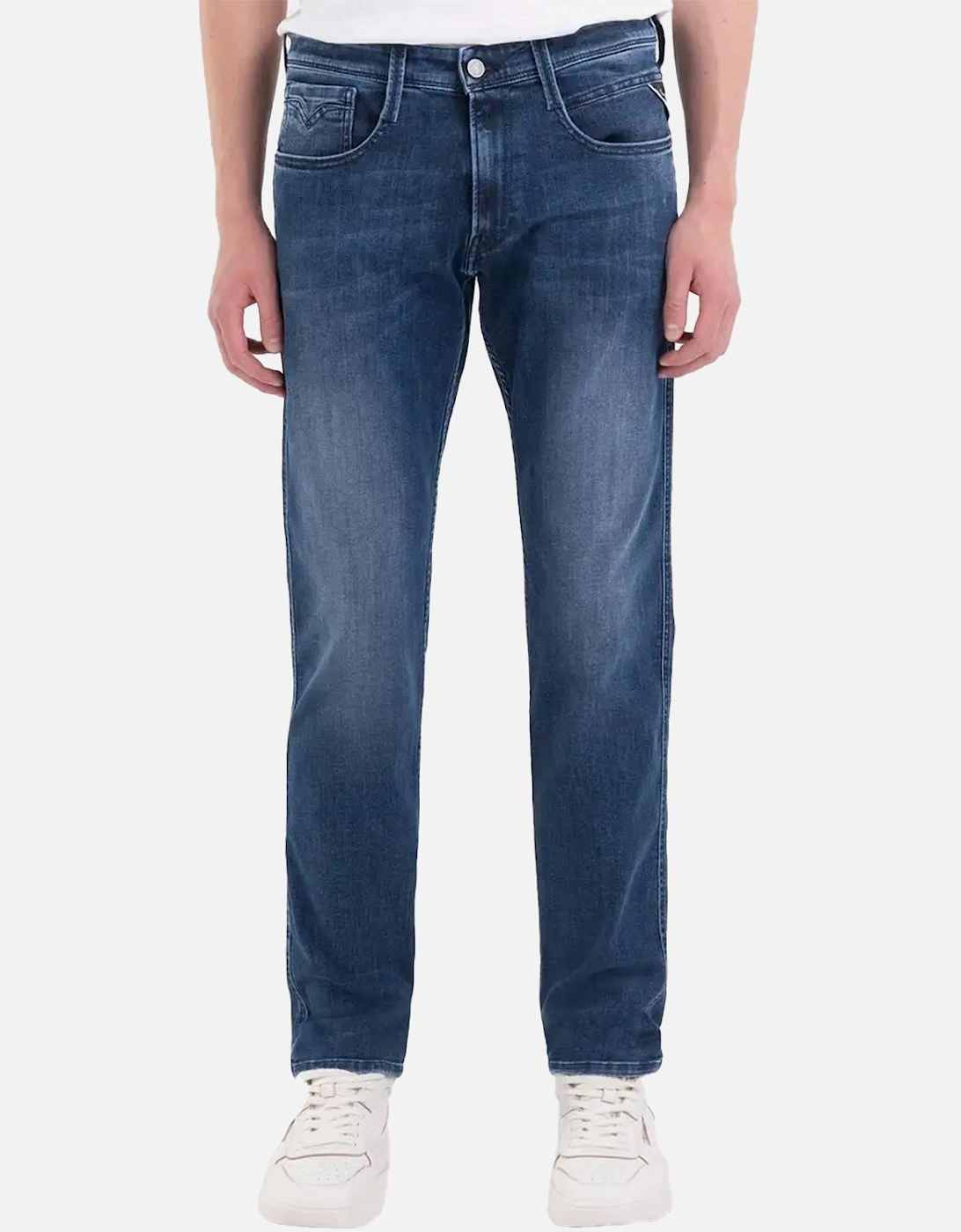 Men's Replay Mens Anbass Slim Fit Jeans (Blue) - Size: 32/34