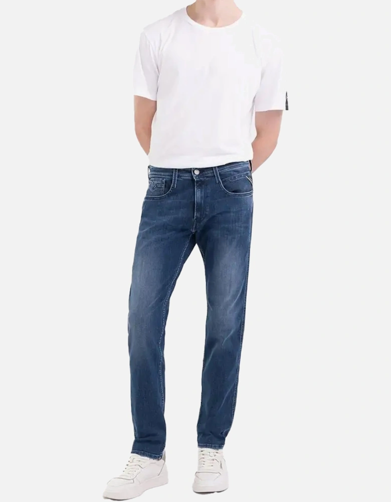 Mens Anbass Slim Fit Jeans (Blue)