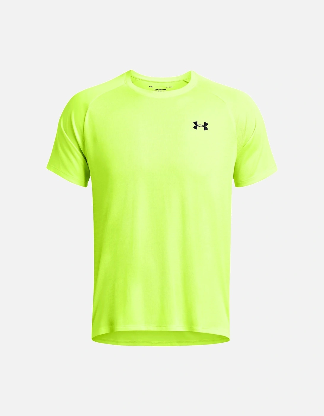 Mens Textured Tech T-Shirt (Yellow), 6 of 5