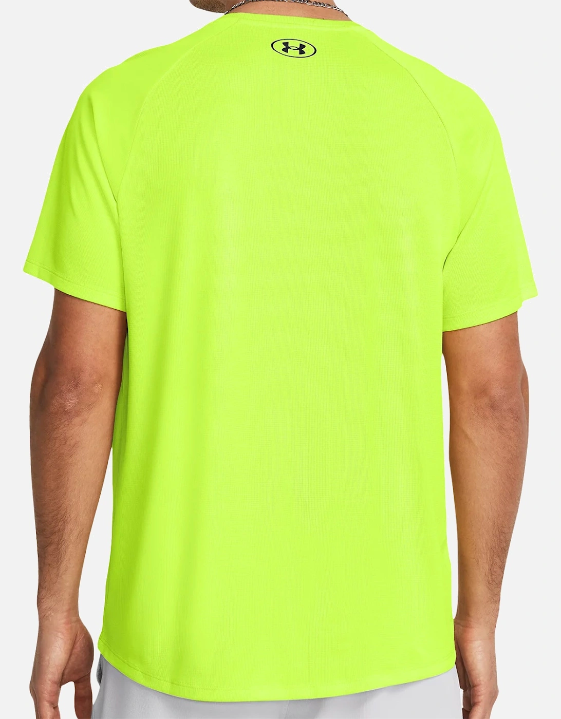 Mens Textured Tech T-Shirt (Yellow)