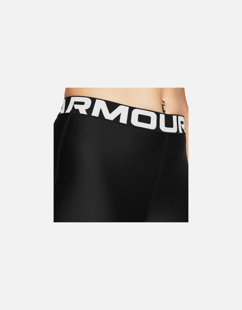 Womens Heat Gear 8" Shorts (Black)