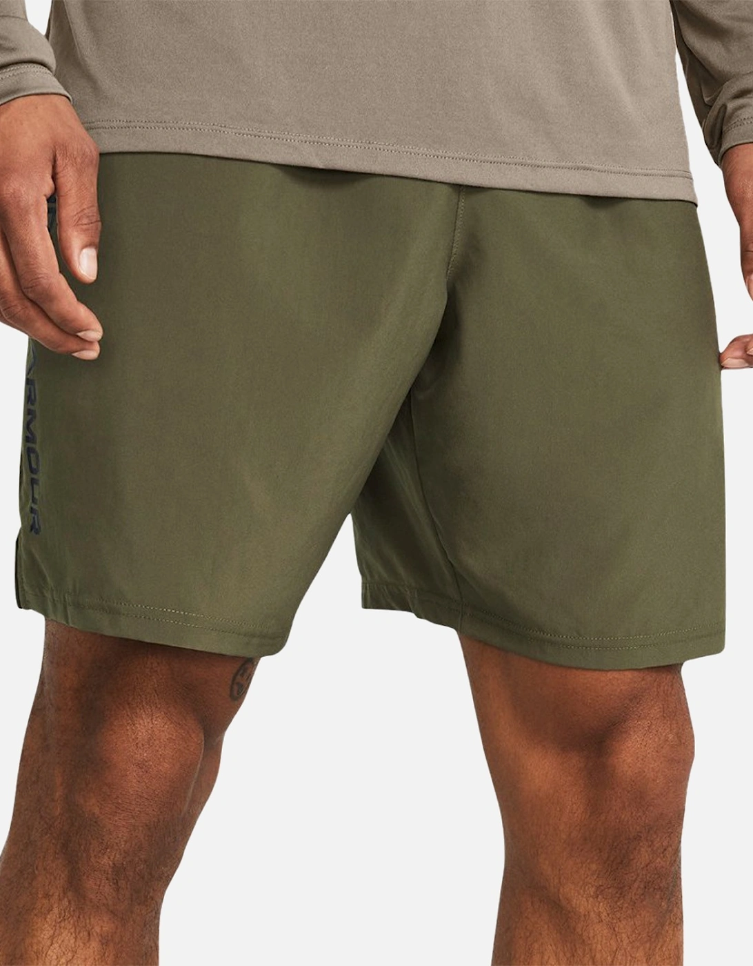 Mens Tech Woven Wordmark Shorts (Marine)