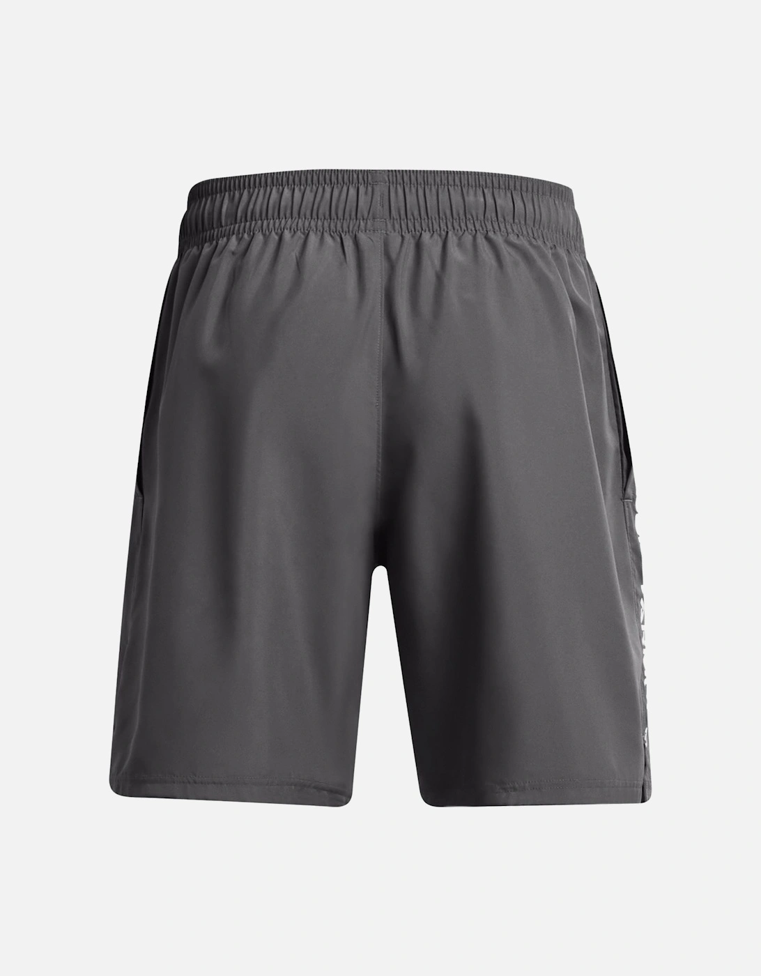 Mens Tech Woven Wordmark Shorts (Dark Grey)