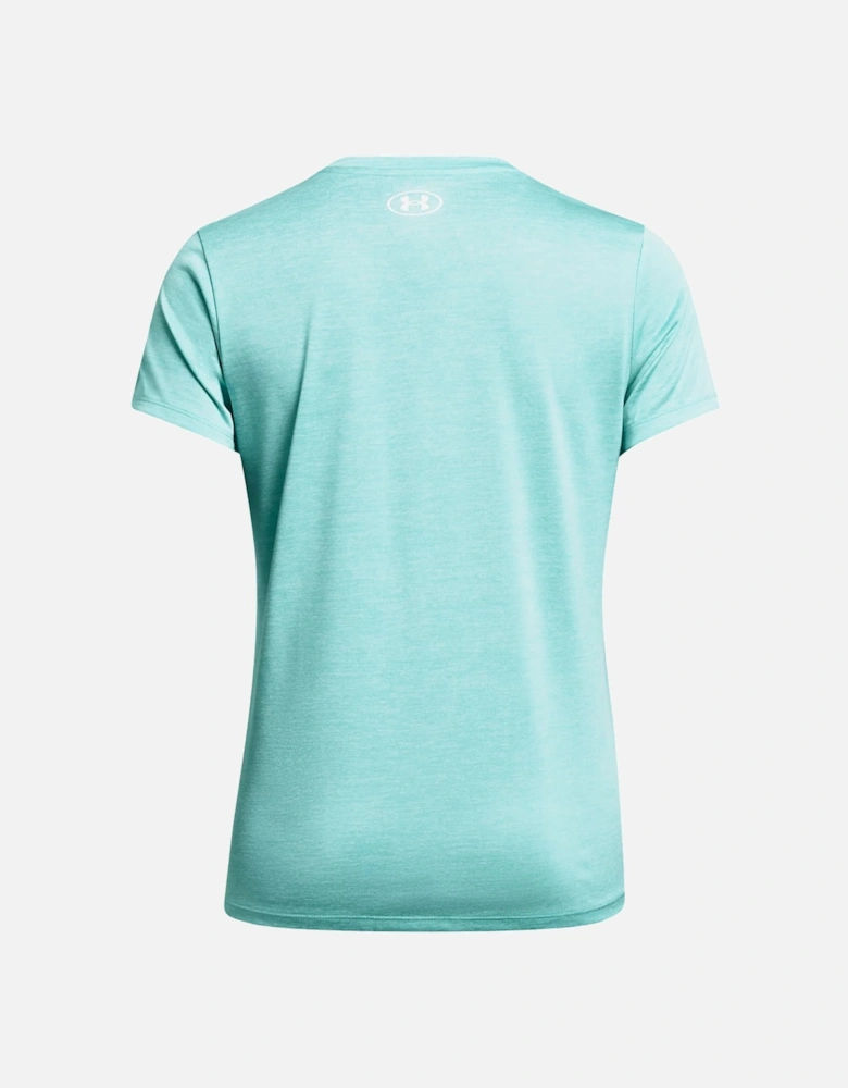 Womens Tech Twist V-Neck T-Shirt (Turquoise)