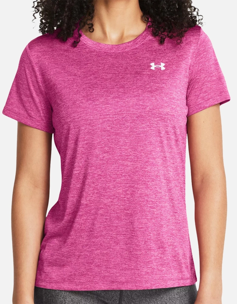 Womens Tech Twist T-Shirt (Pink)