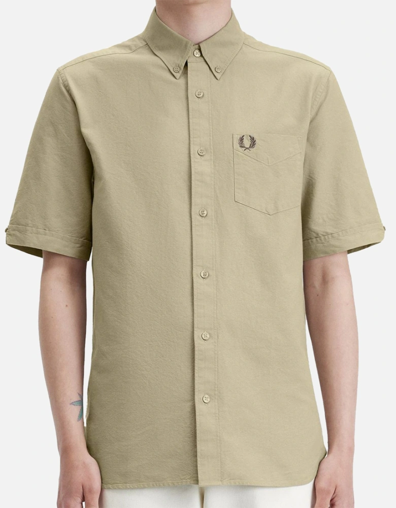 Mens Oxford Shirt (Khaki Green)