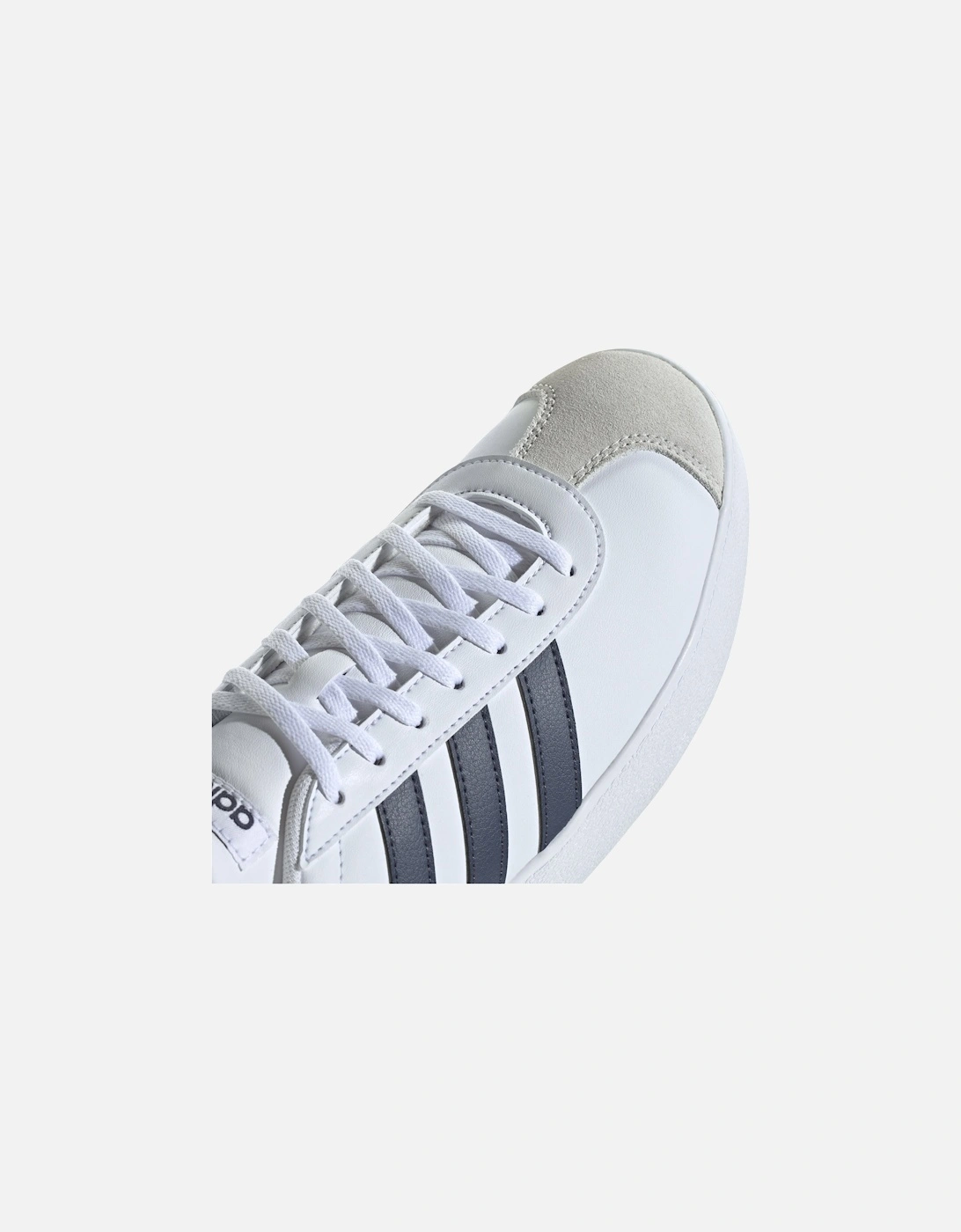 Mens VL Court Base Trainers (White/Navy)
