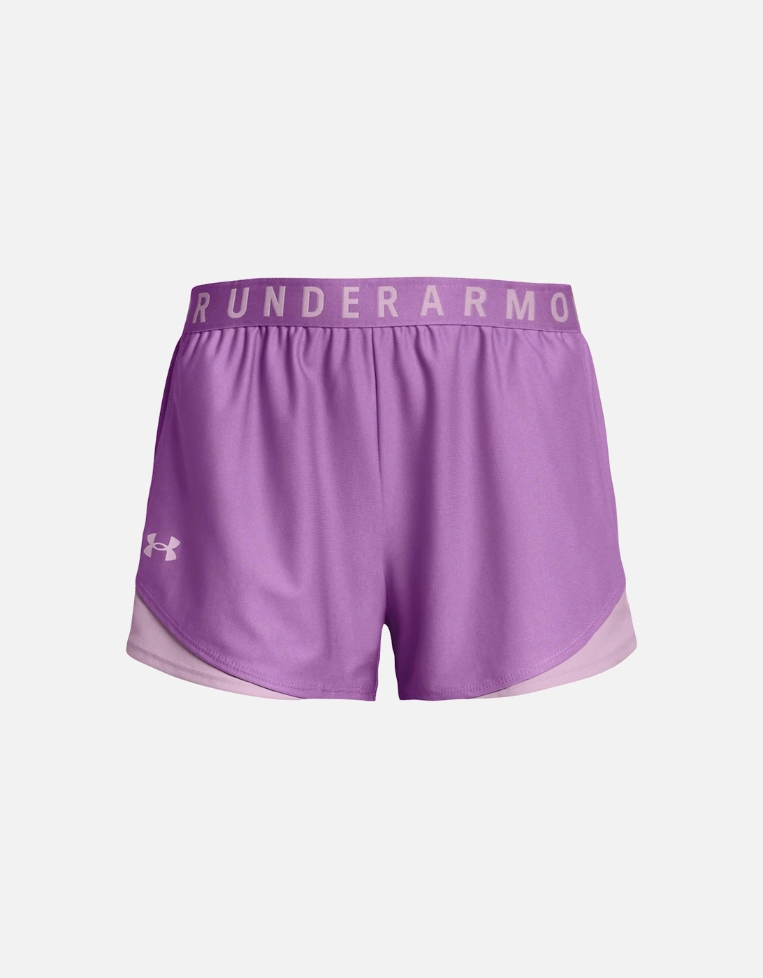 Womens Play Up Shorts 3.0 (Purple), 3 of 2