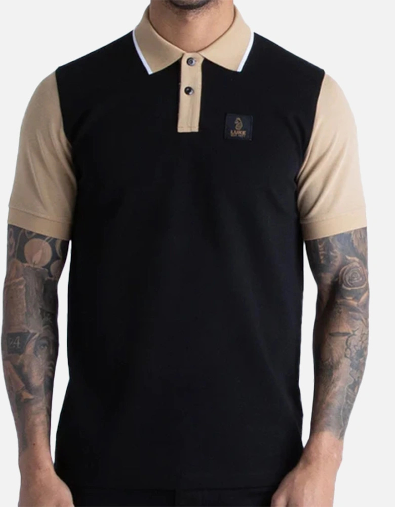 Luke Mens Saddleworth Polo Shirt (Black)