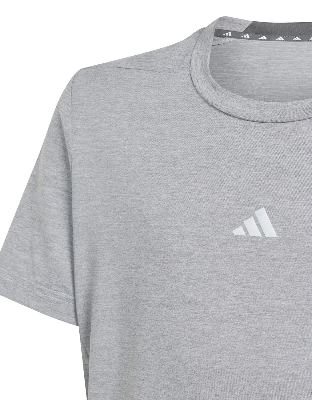 Juniors Heathered T-Shirt (Grey)