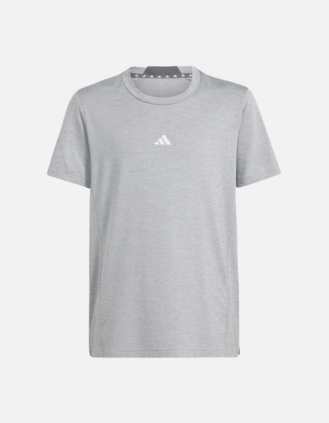 Juniors Heathered T-Shirt (Grey), 6 of 5