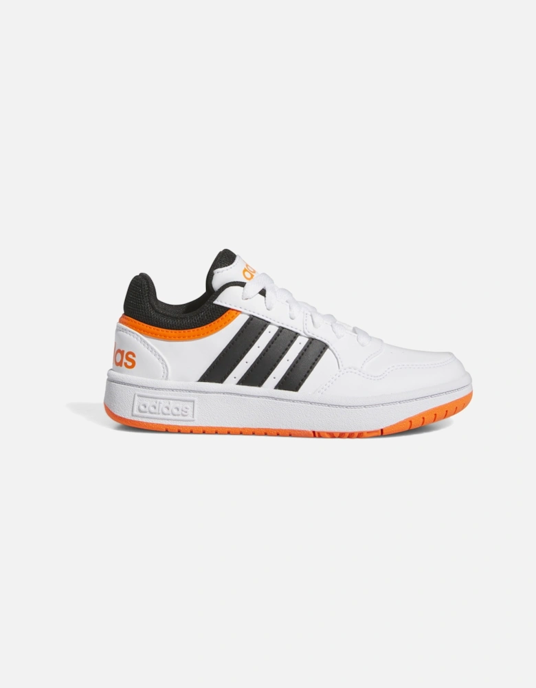 Youths Hoops 3.0 Trainers (White/Black)