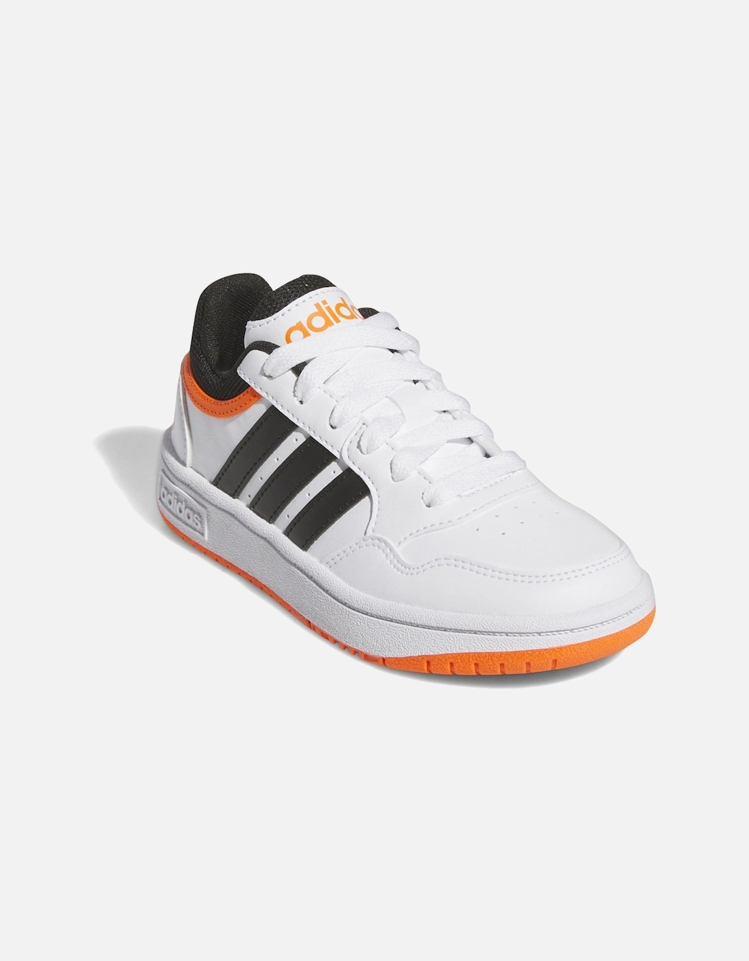 Youths Hoops 3.0 Trainers (White/Black)
