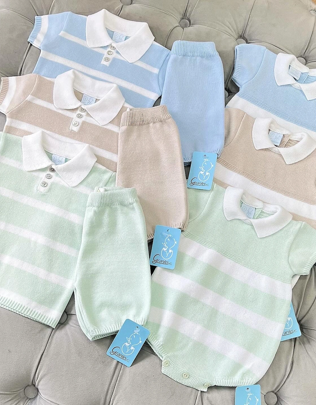 Mint Knit Short Set