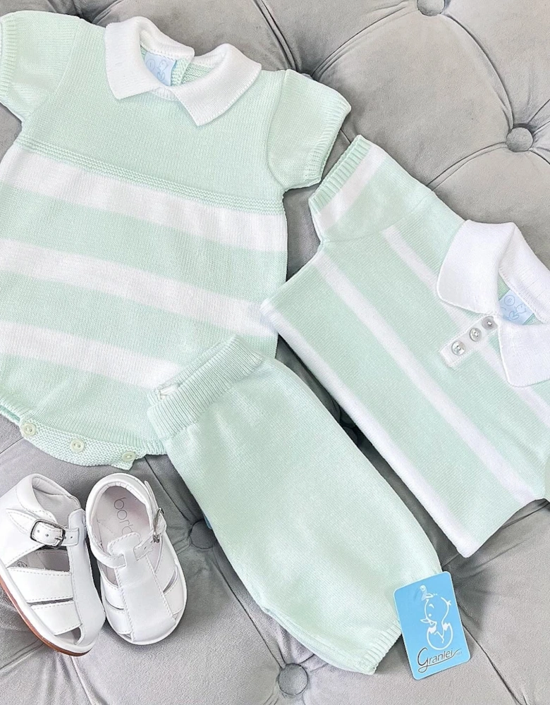 Mint Knit Short Set