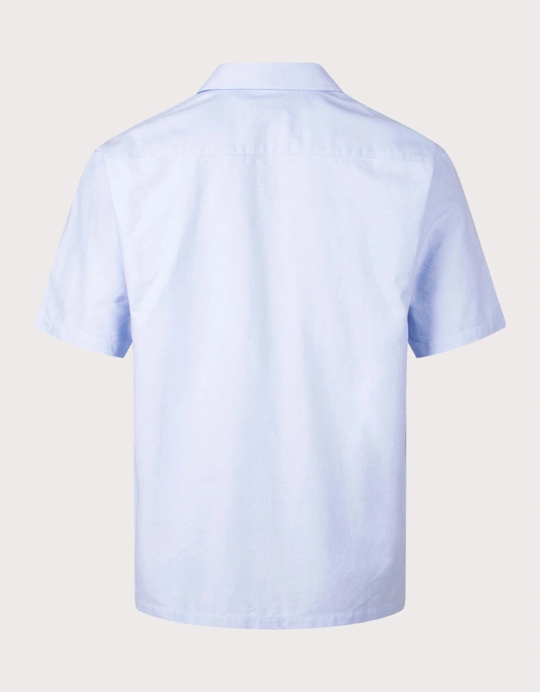 Ivan Oxford Monogram Short Sleeved Shirt
