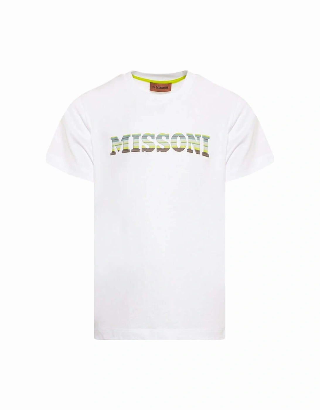 Boys White Logo T-Shirt, 2 of 1