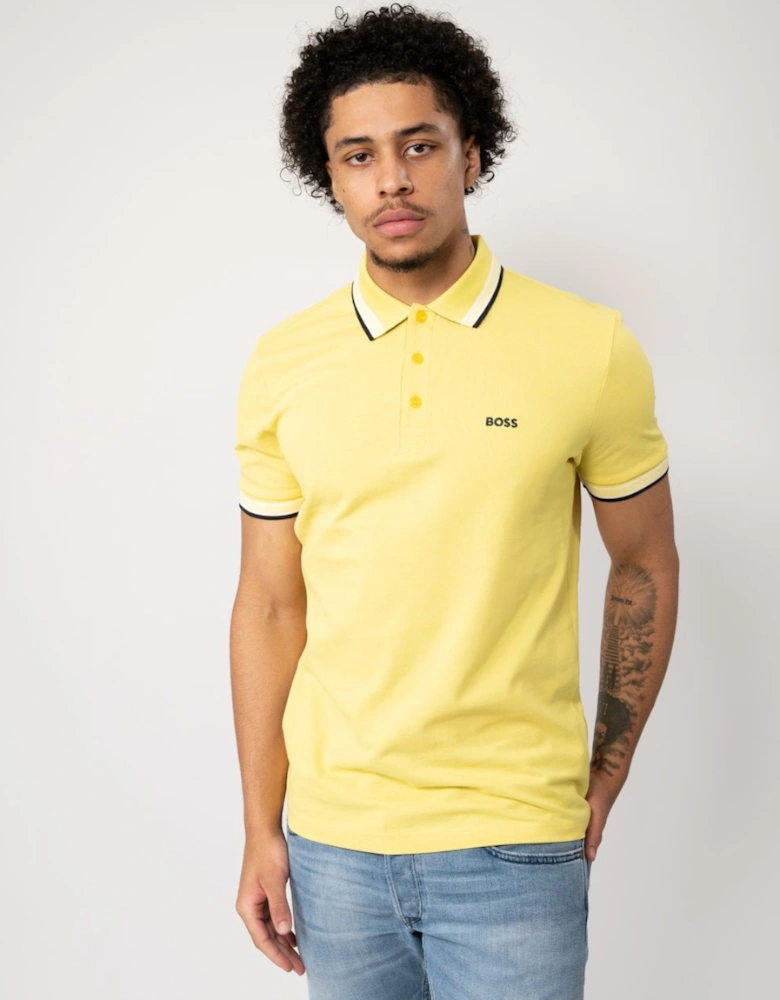 BOSS Green Paddy Contrast Mens Polo