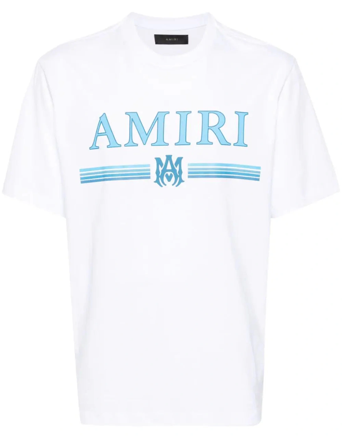 MA Bar Blue Logo Printed T-Shirt in White, 6 of 5