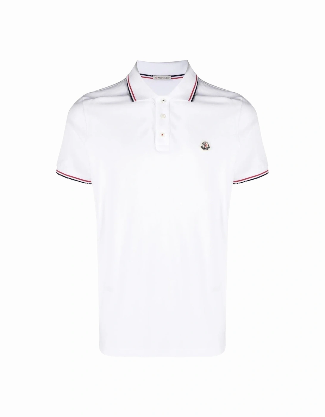 Maglia Logo Patch Polo Shirt in White, 6 of 5
