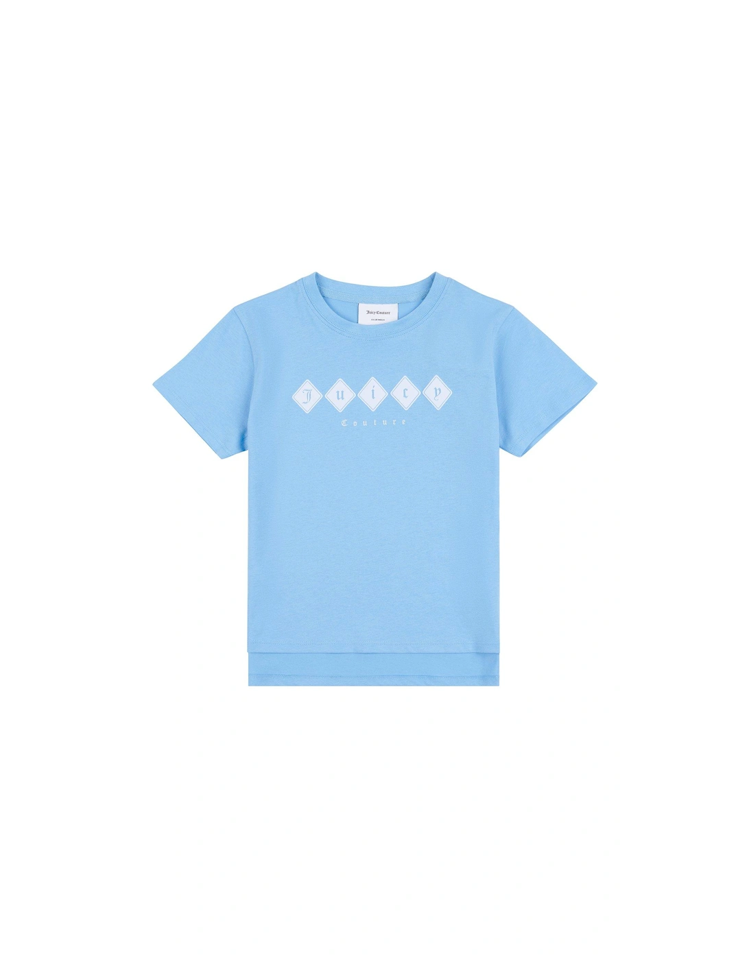 Girls Tonal Short Sleeve T-shirt - Della Robbia Blue, 3 of 2