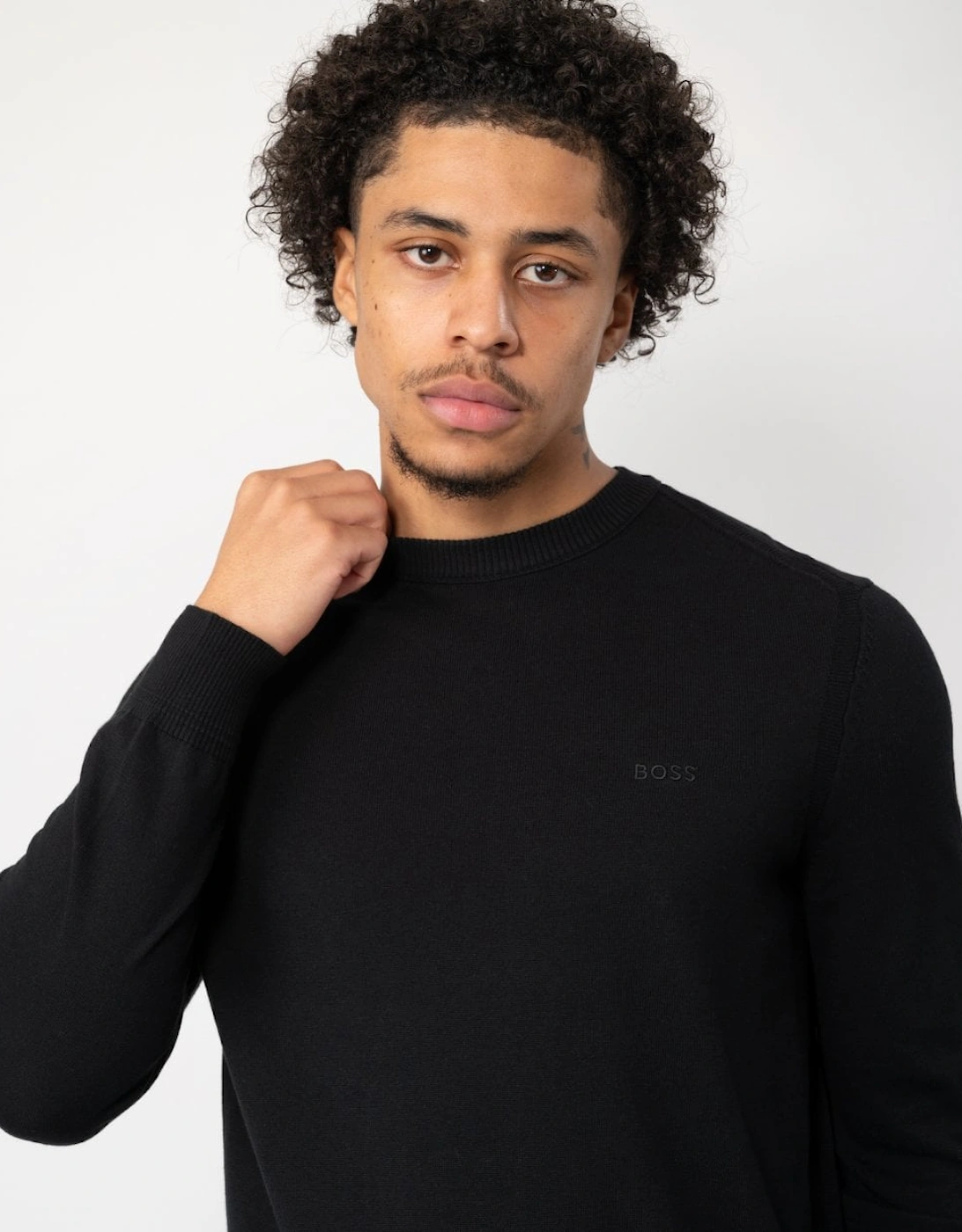 Orange Asac C Mens Crew Neck Jumper