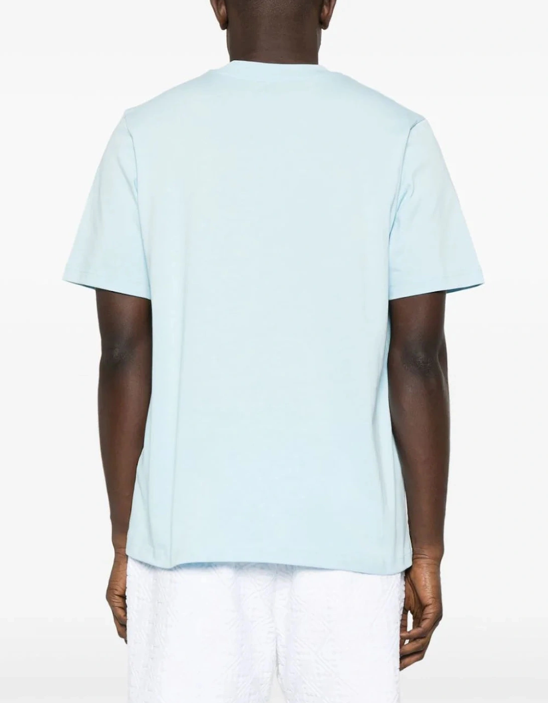 Tennis Club Printed T-Shirt in Pale Blue