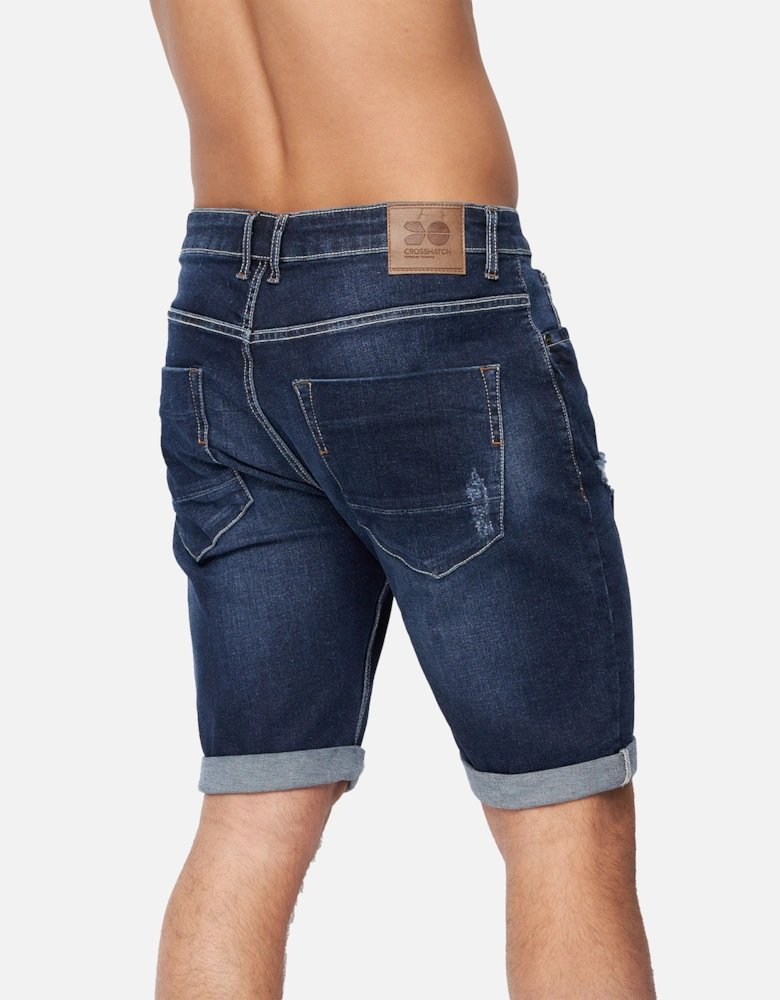 Mens Riptrey Abraised Denim Shorts