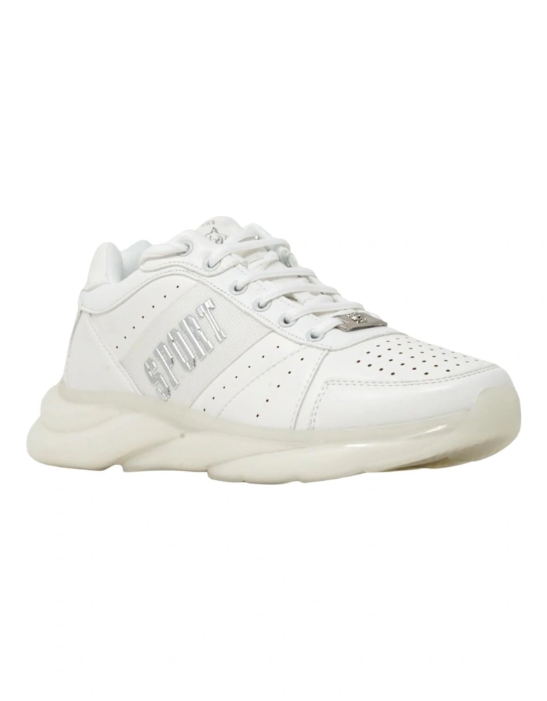 Plein Sport Low Cut Logo White Sneakers