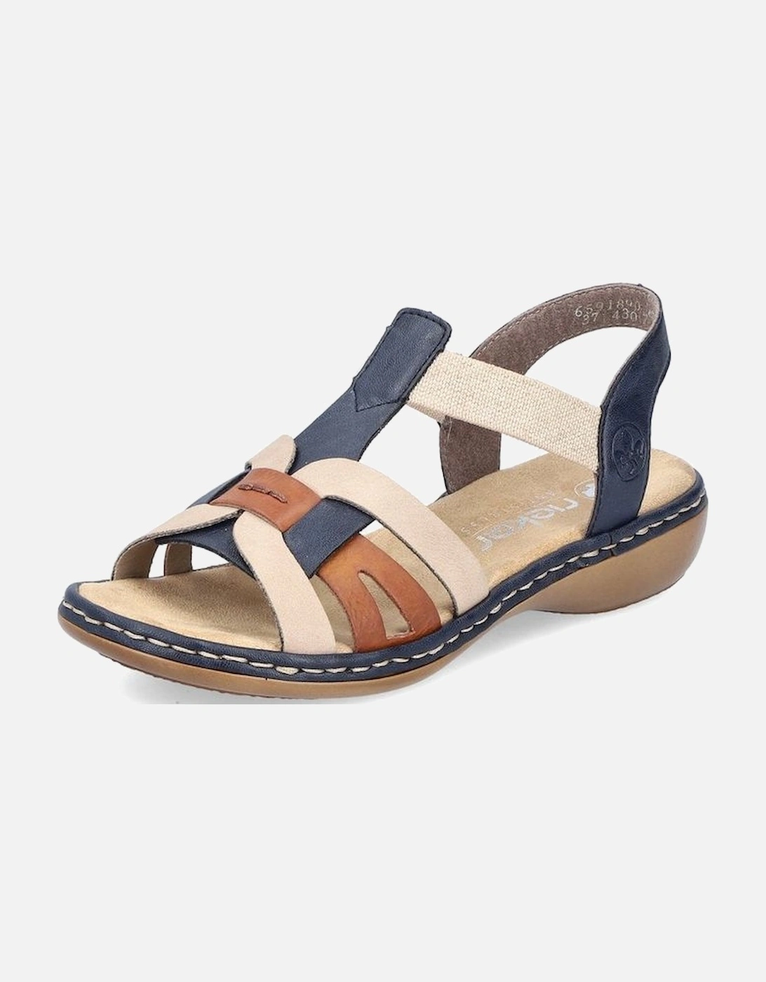 65918-90 sandals in blue, 2 of 1