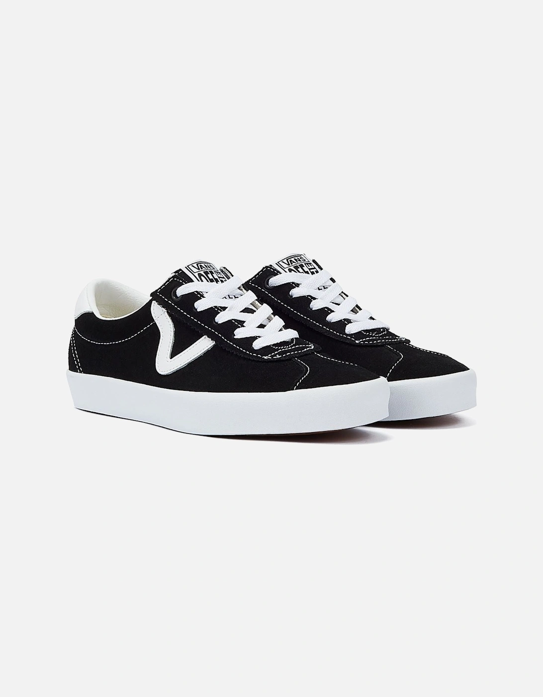 Sport Low Black/White Trainers, 9 of 8