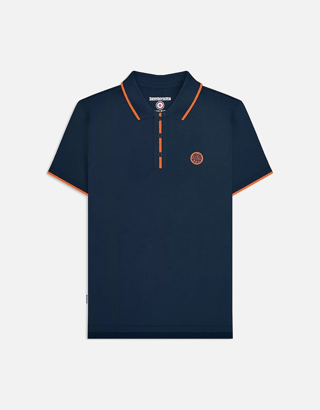 Mens Badge Logo Short Sleeve Polo Shirt, 4 of 3