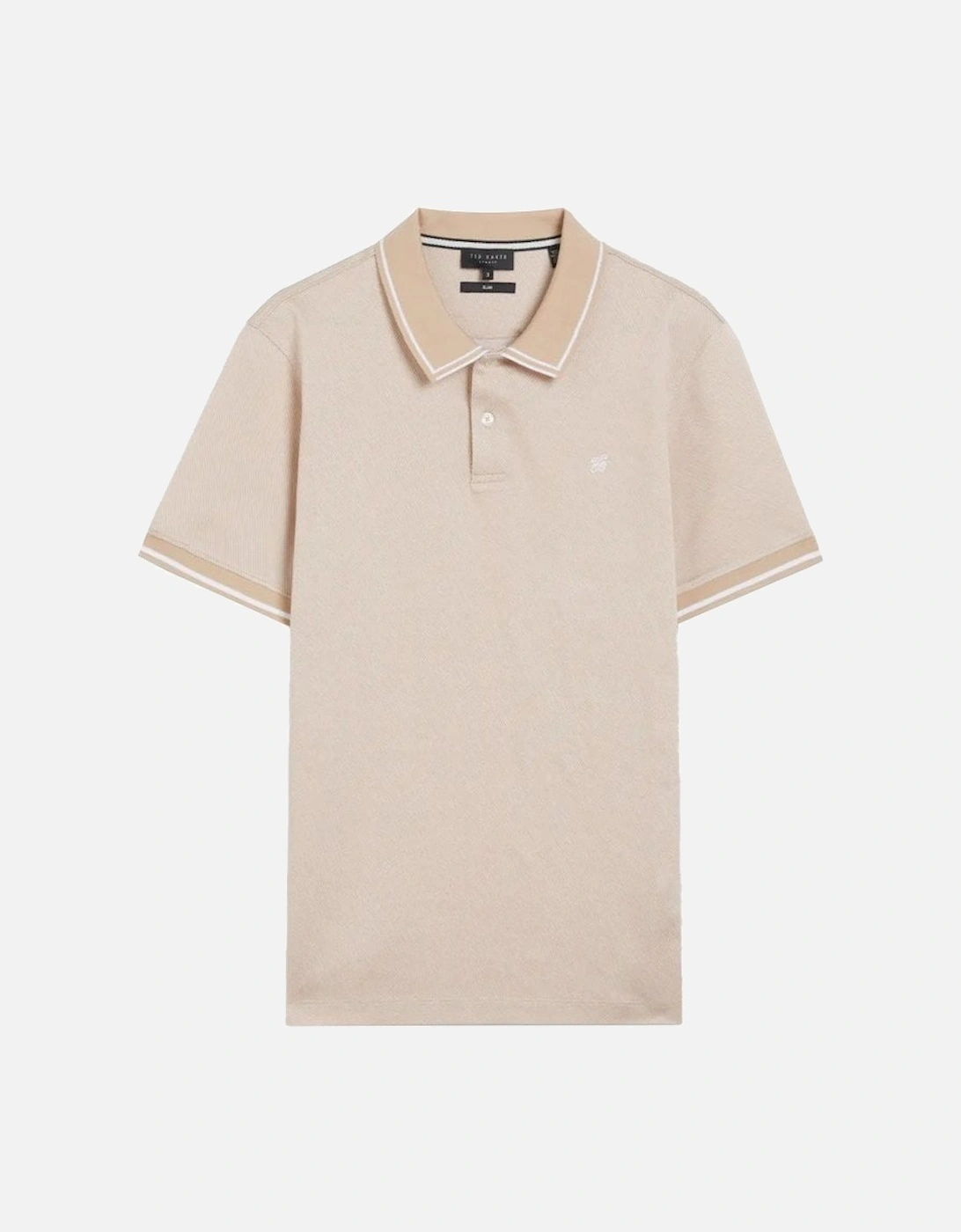 Helta Jersey Polo Shirt Taupe