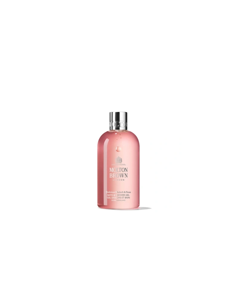 Delicious Rhubarb and Rose Bath and Shower Gel 300ml