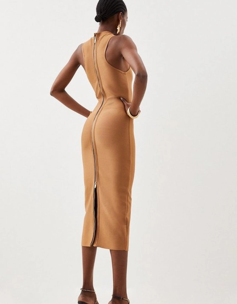 Tall Figure Form Bandage Sleeveless Midaxi Dress