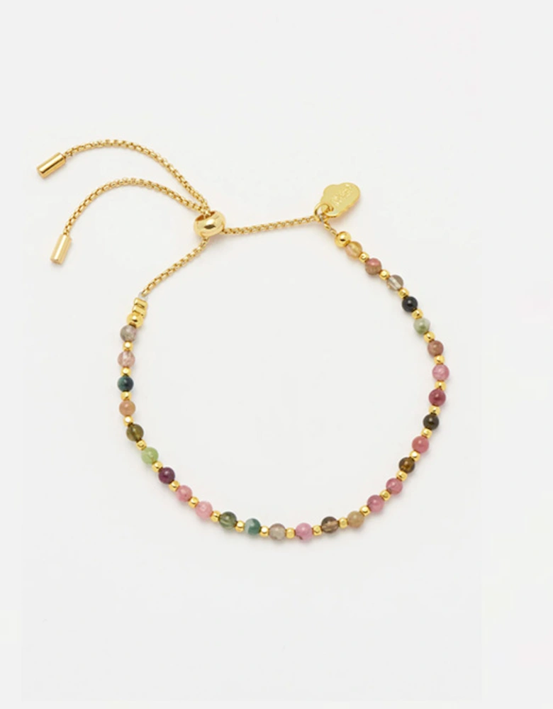 Amelia Bracelet Tourmaline Gold Plated