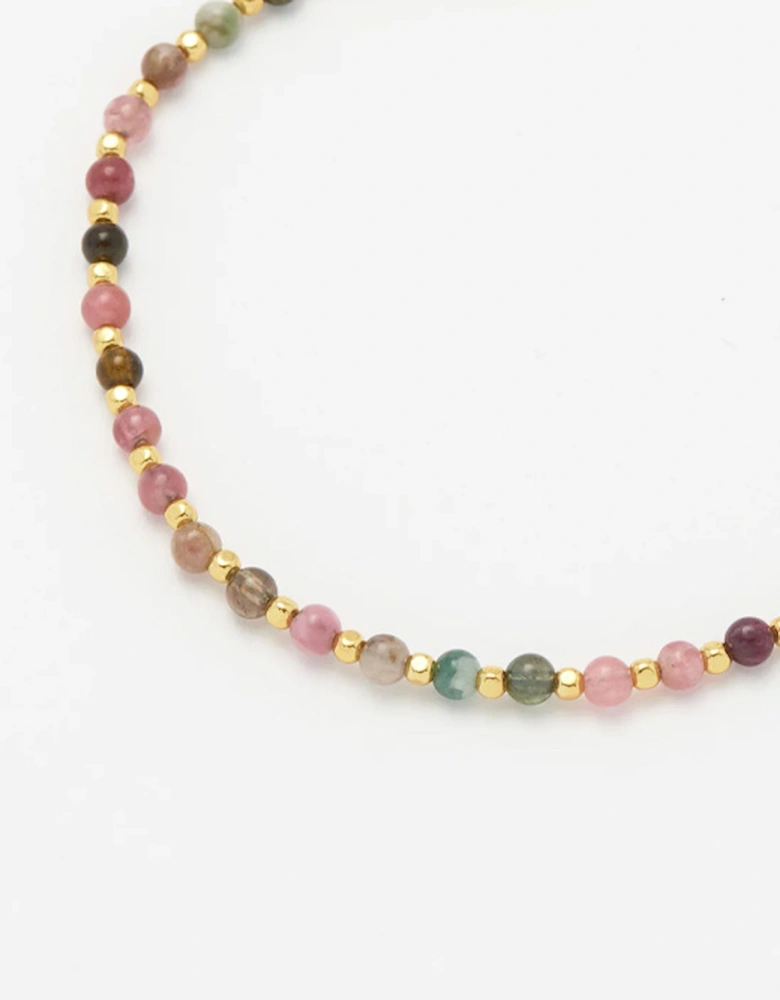 Amelia Bracelet Tourmaline Gold Plated