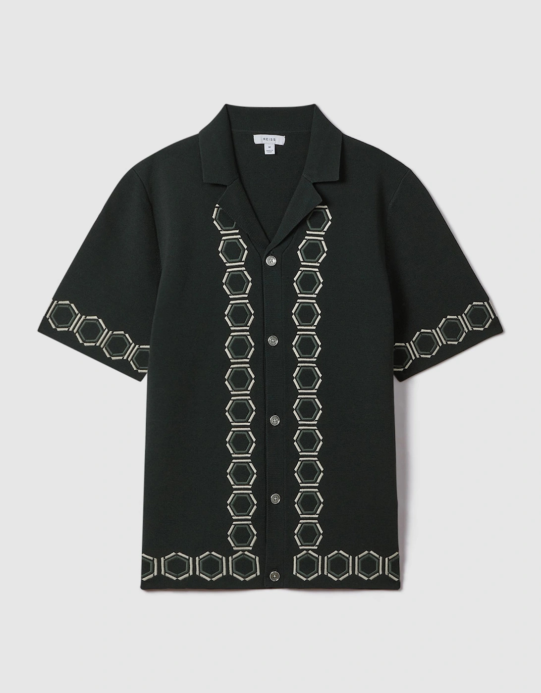 Knitted Cuban Collar Shirt, 2 of 1