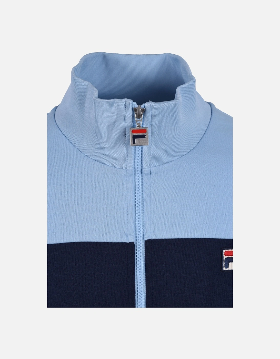 Vintage Gavin Colour Block Track Jacket Light Blue/Navy