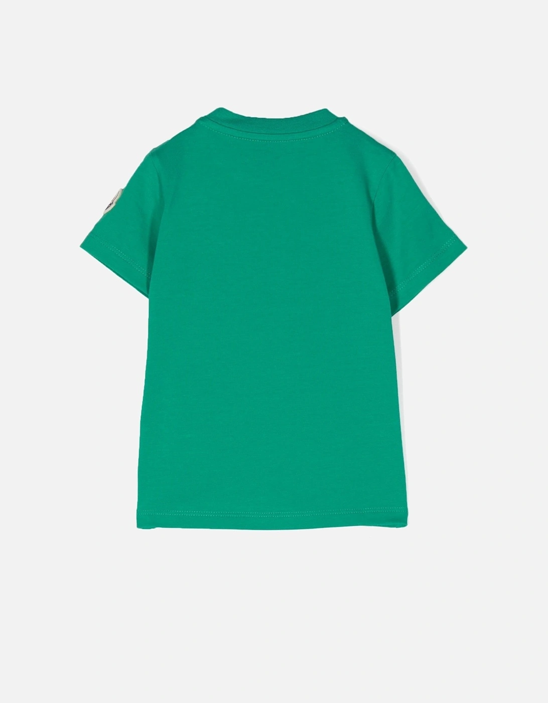 Baby Branded Cotton T-shirt Green