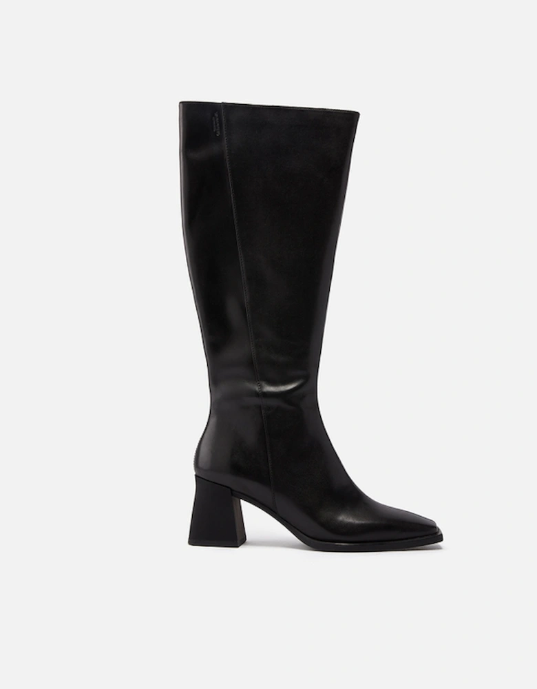 Women's Hedda Leather Heeled Knee Boots