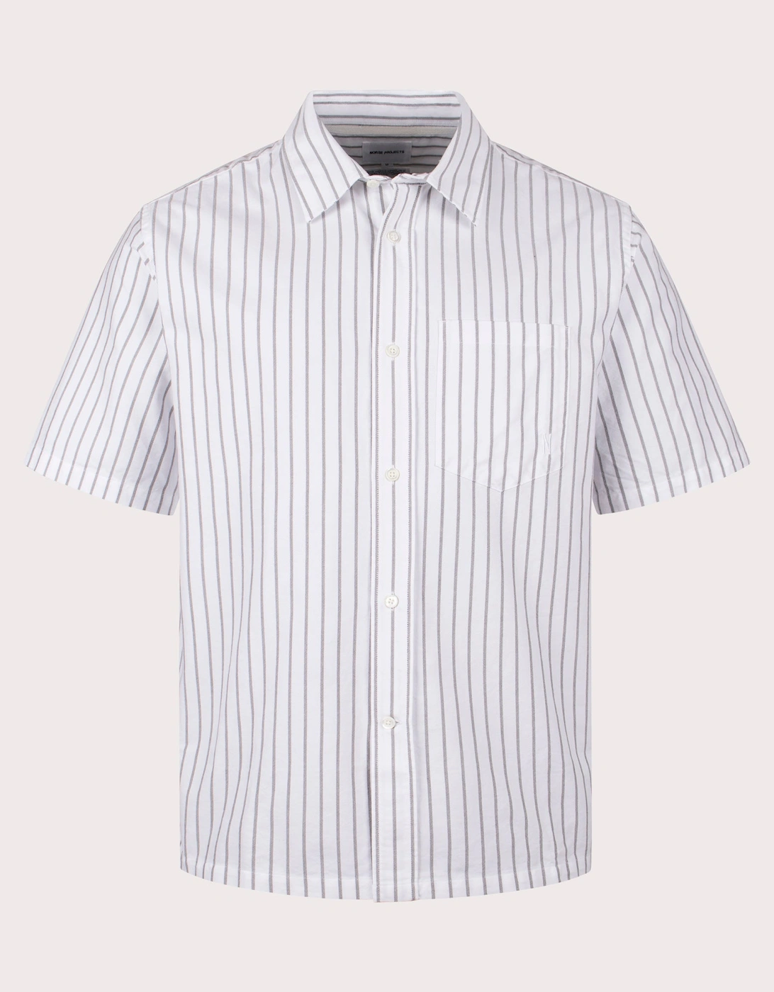 Ivan Relaxed Organic Oxford Monogram Shirt, 4 of 3