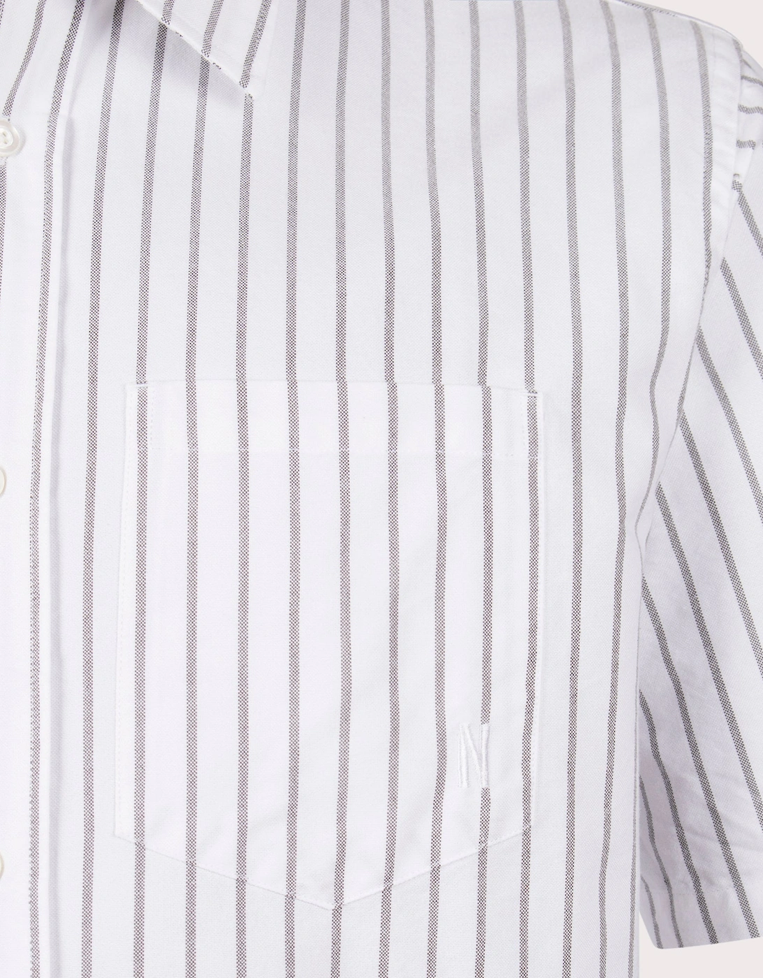 Ivan Relaxed Organic Oxford Monogram Shirt