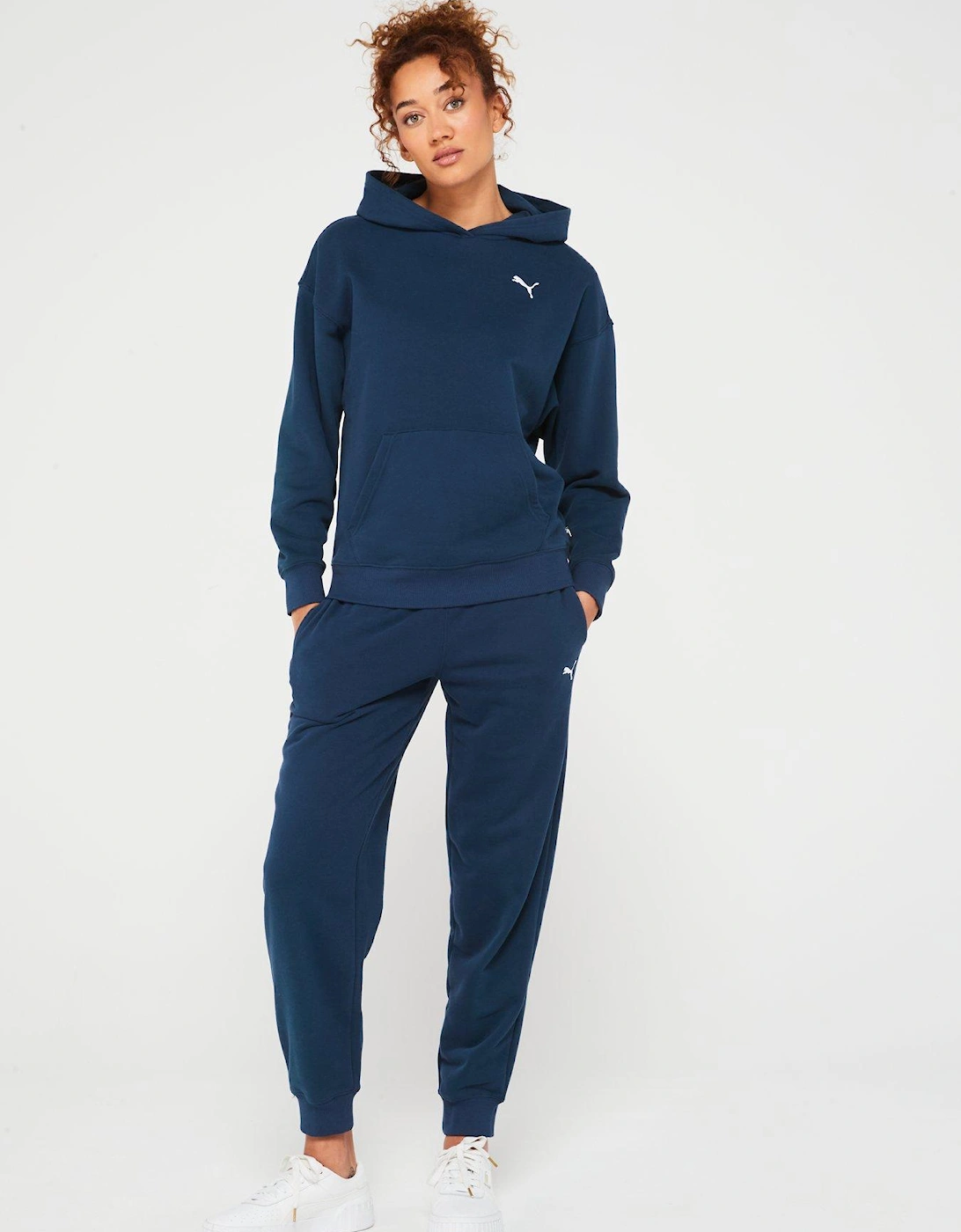 Women's Loungewear Suit Tr - Navy, 2 of 1